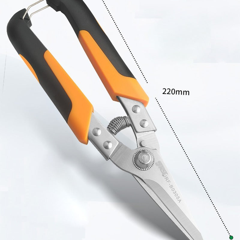 Rynx | Heavy-Duty Stainless Steel Industrial Shears – Precise Cutting for Metal, PVC, Tin, Ergonomic Grip, Rust-Resistant, Ideal for Professional & DIY Projects