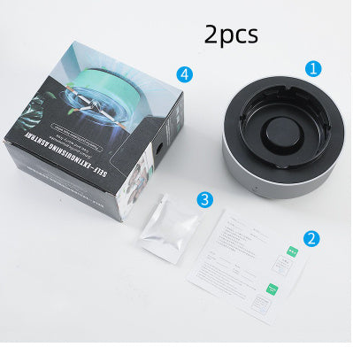 Rynx | Anion Cleaning Ashtray: Portable Smoke Removal