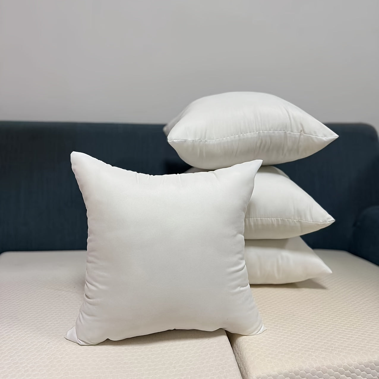 Rynx | 4 pcs Classic White Pillow Fill - High elastic pillows for sofa, car, and bedroom decoration