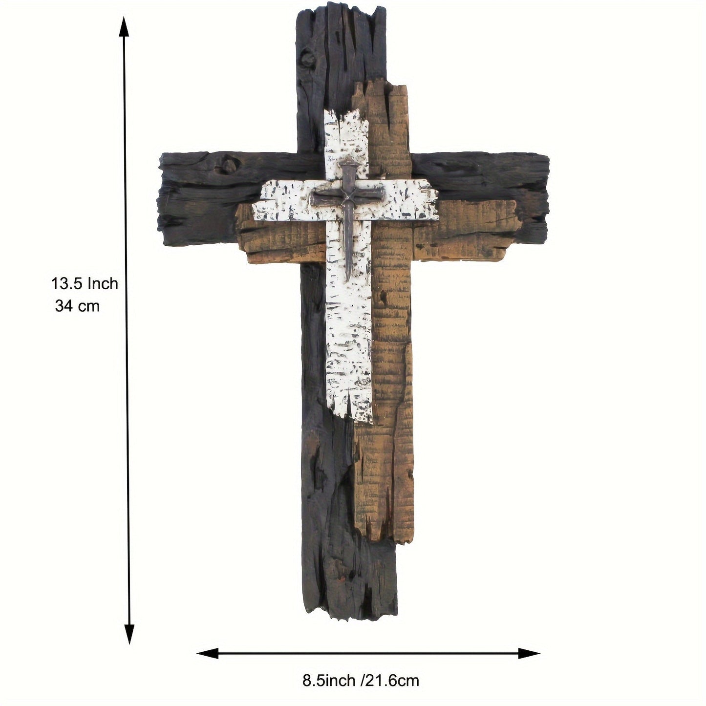 Rynx | RusticCross - Rustic Wood Cross Wall Art