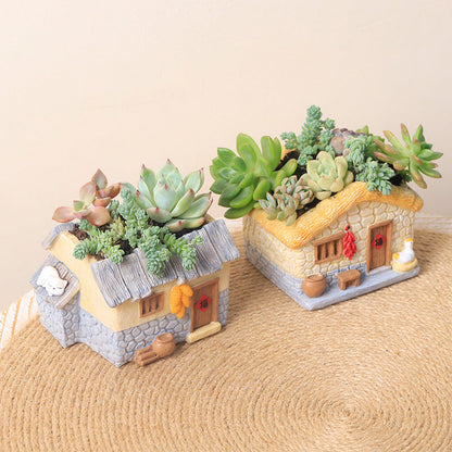 Rynx | Enchanting Vintage Farmhouse Resin Planter
