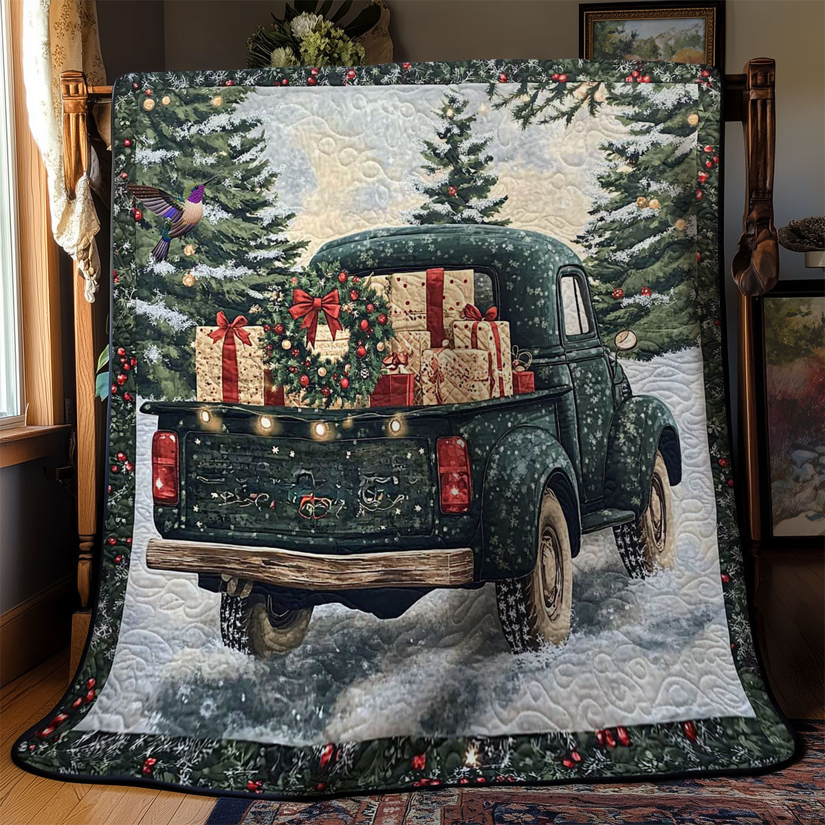 Rynx | Festive Christmas Truck Quilt