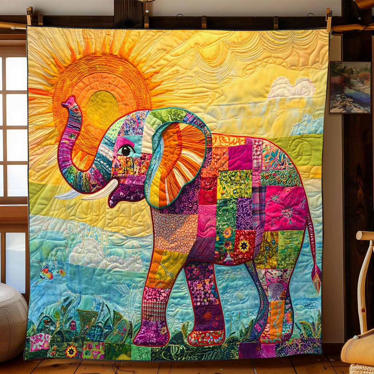 Rynx | Patchwork Elephant Blanket