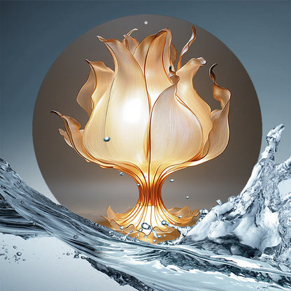Rynx | LotusLamp - Aluminum Flower Table Lamp with LED Light