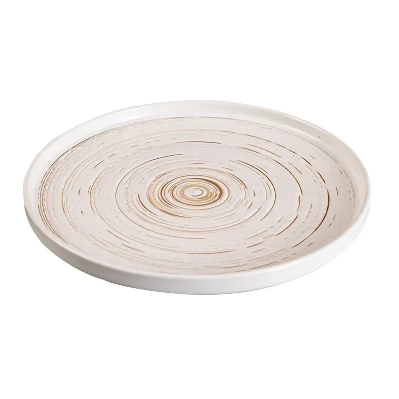 Rynx | Retro Japanese ceramic western style plate