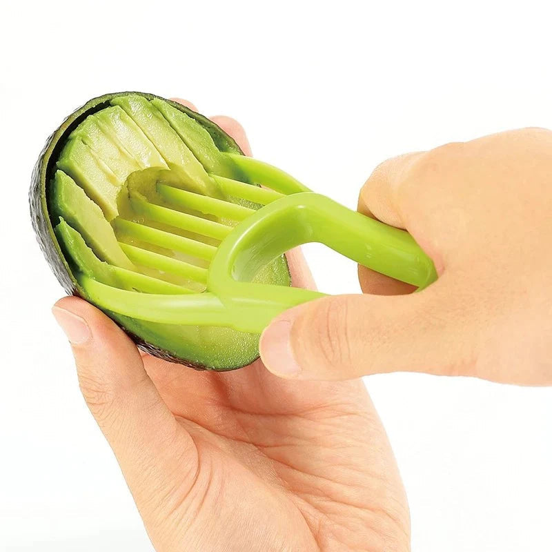 Rynx | 3 in 1 Avocado Slicer Shea Corer Butter Fruit Peeler Cutter Pulp Separator Plastic Knife Kitchen Appliances Vegetable Tools Kitchen Gadgets