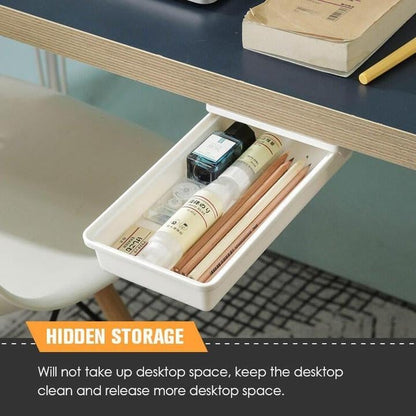 Rynx | Invisible drawer under the desk – Slim, hidden storage for workspace organization