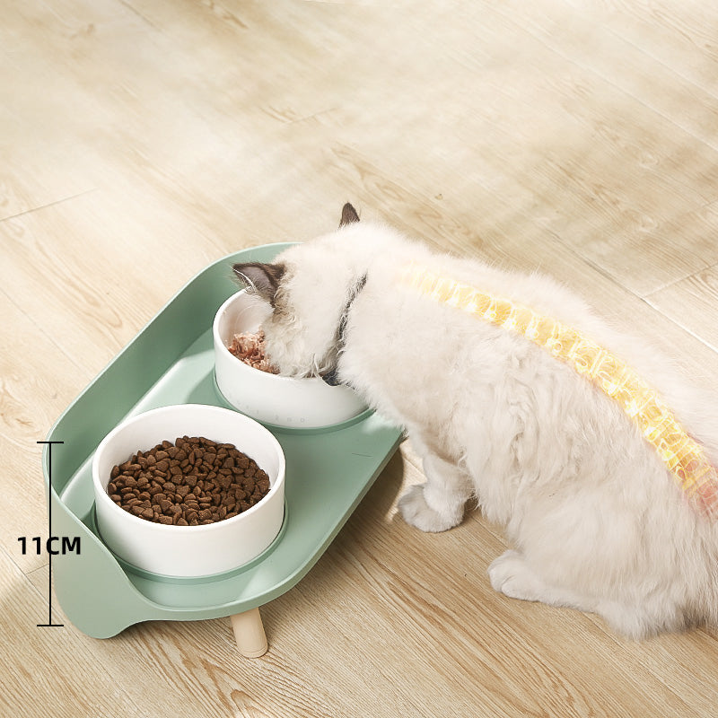 Rynx | Elevated Double Ceramic Cat Bowls