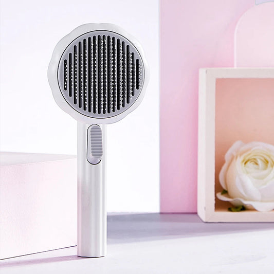 Rynx | Self-cleaning pet brush for cats and dogs - Removes loose undercoat and tangles
