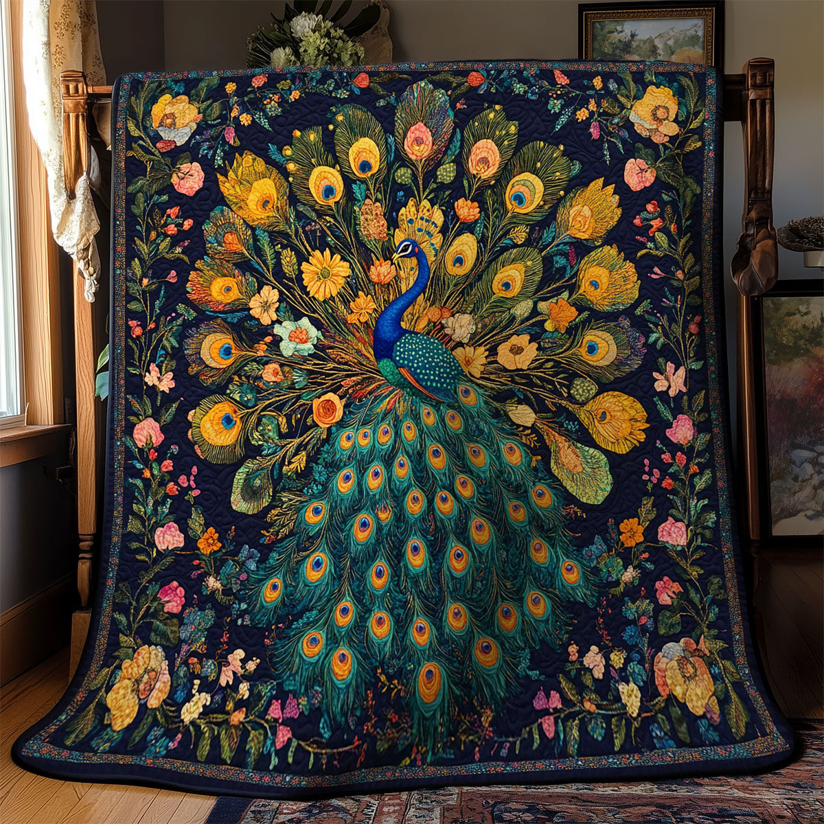 Rynx | Beautiful Peacock Feather Duvet