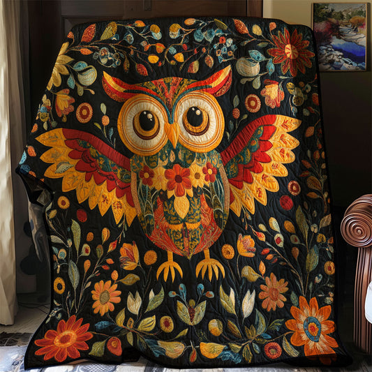 Rynx | Flower Owl Quilt