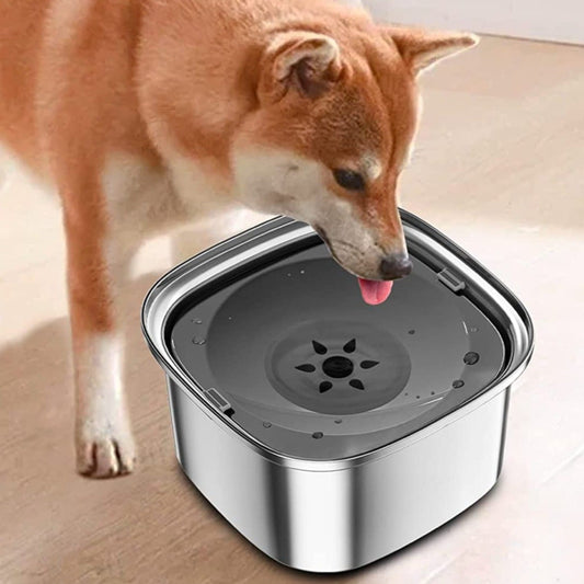 RYNX | Spill-Proof Water Bowl For Large Dogs Black