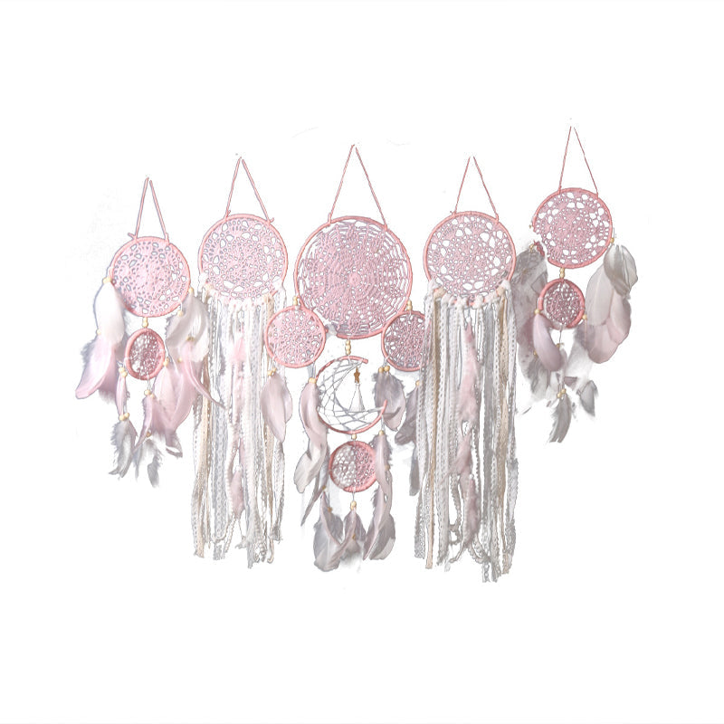 Rynx | Dreamcatcher Moon And Stars Hanging Over The Bed (5 Pieces)