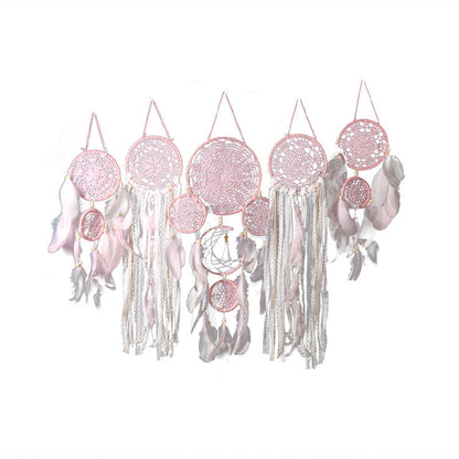 Rynx | Dreamcatcher Moon And Stars Hanging Over The Bed (5 Pieces)