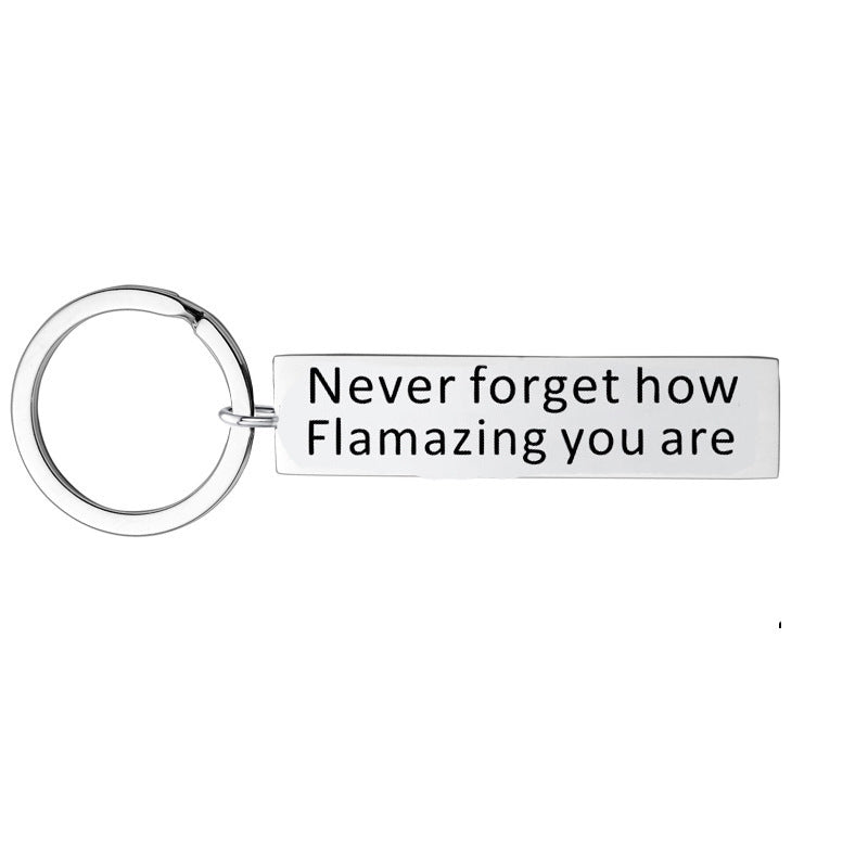 Rynx | Inspiring keychain made of stainless steel