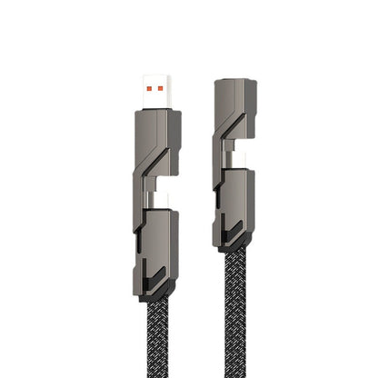 Rynx | 4-in-1 braided anti-tangle charging cable