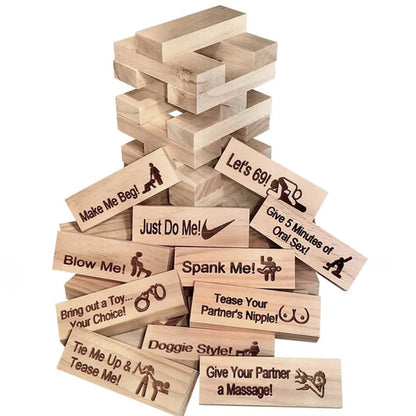 RYNX | Super Naughty Block Tower Jenga Game