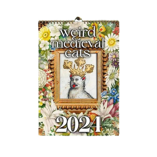 Rynx | Strange Medieval Cats Wall Calendar 2024