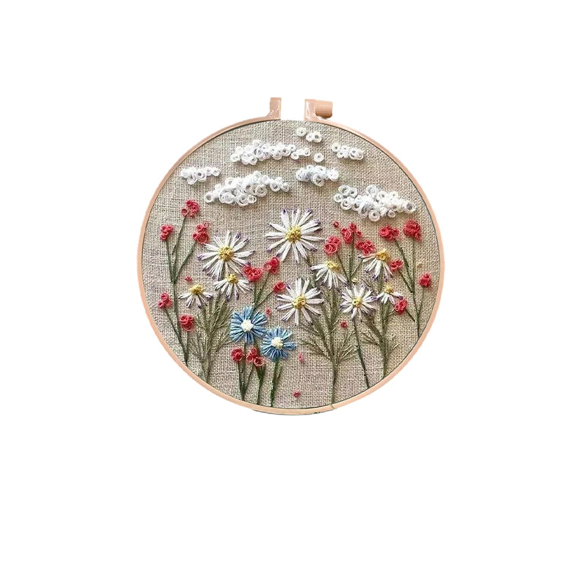 RYNX | Flower Package With Embroidery Hoops For Beginners