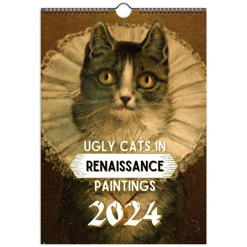 Rynx | Ugly Cats In Renaissance Painting 2024 Wall Calendar