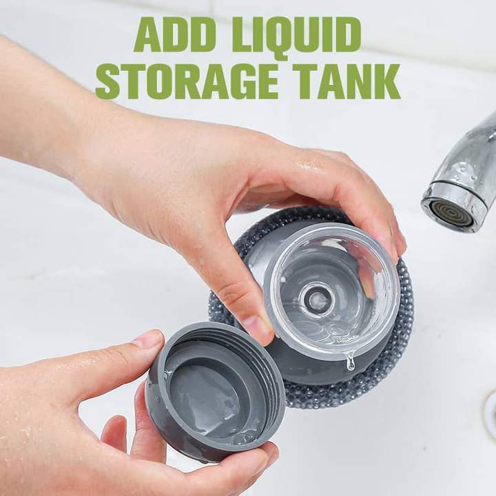Rynx | Kitchen Soap Dispenser Manual Brush