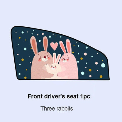Rynx | Magnetic Curtain In The Car Window Sunshade Cover Cartoon Universal Side Window Sunshade UV Protection For Kid Baby Children