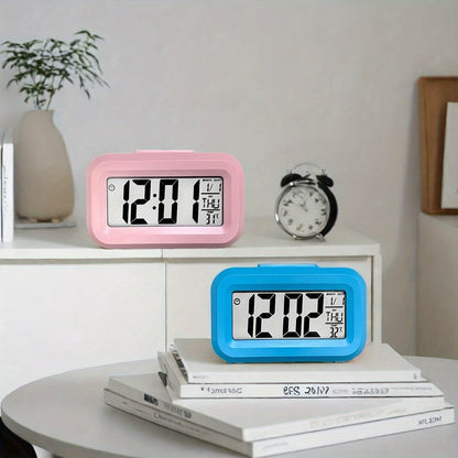 Rynx | GlowClock - Digital Alarm Clock with Date and Light Display