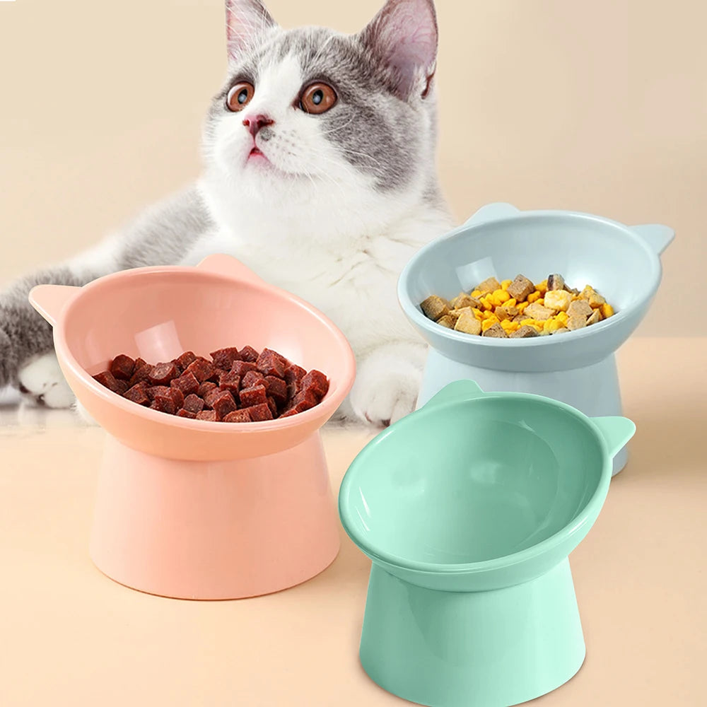 Rynx | Elevated Cat & Dog Bowl with Neck Protection - High Foot Design