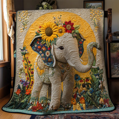 Rynx | Elephant Sunflower Quilt