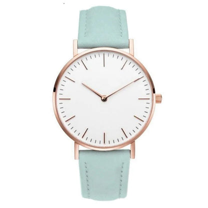 Rynx | Luxury Rose Gold Women's Watch - Elegant Watch Leather Green