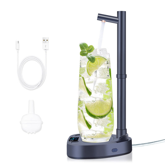 Rynx | Desktop water container with rechargeable battery and extension hose