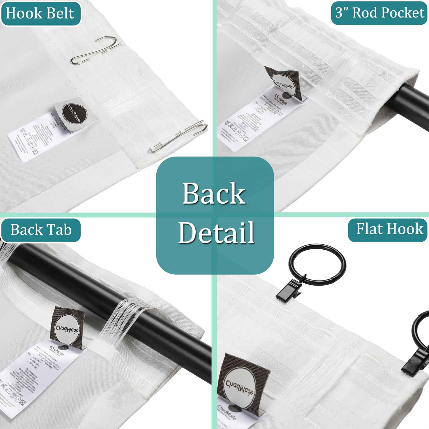 Rynx | Aira - Linen-Cotton Curtain with Soft Fabric