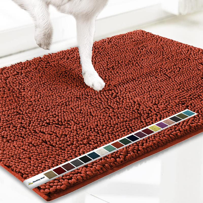 Rynx | Absorbent Chenille Entryway Rug – Non-Slip & Easy to Clean