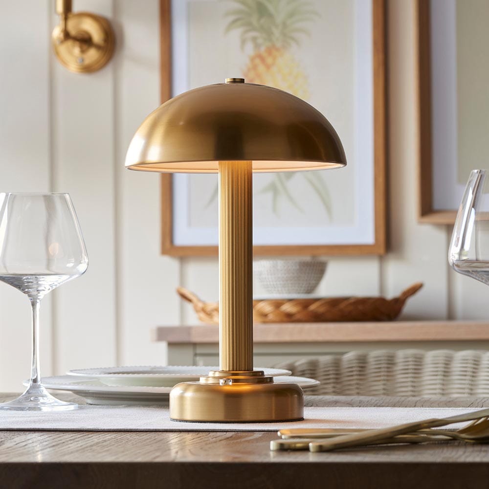 Rynx | Bailee Gold Rechargeable Table Lamp
