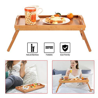 Rynx | Bamboo Tray Table for Bed Use