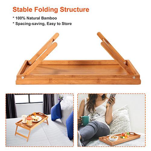 Rynx | Bamboo Tray Table for Bed Use