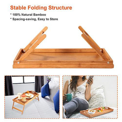 Rynx | Bamboo Tray Table for Bed Use