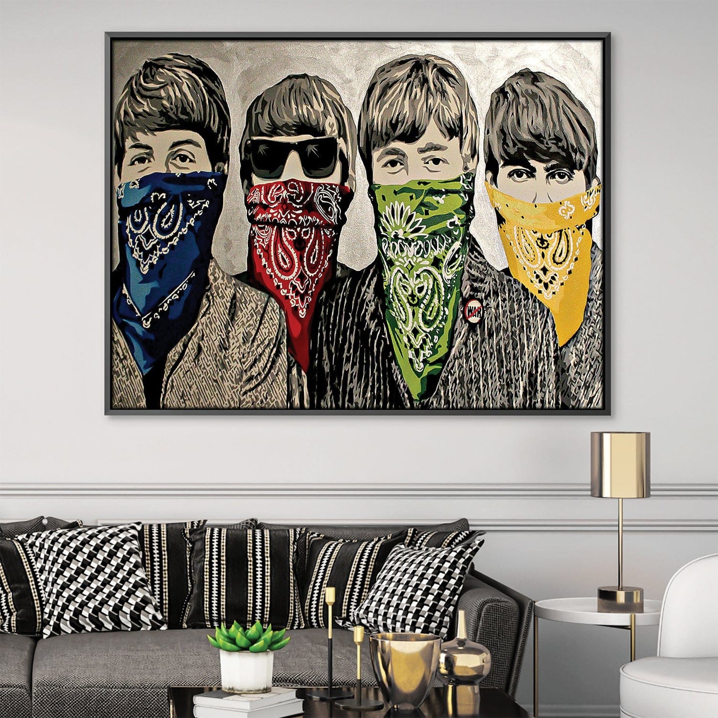 Rynx | Banksy Beatles Canvas