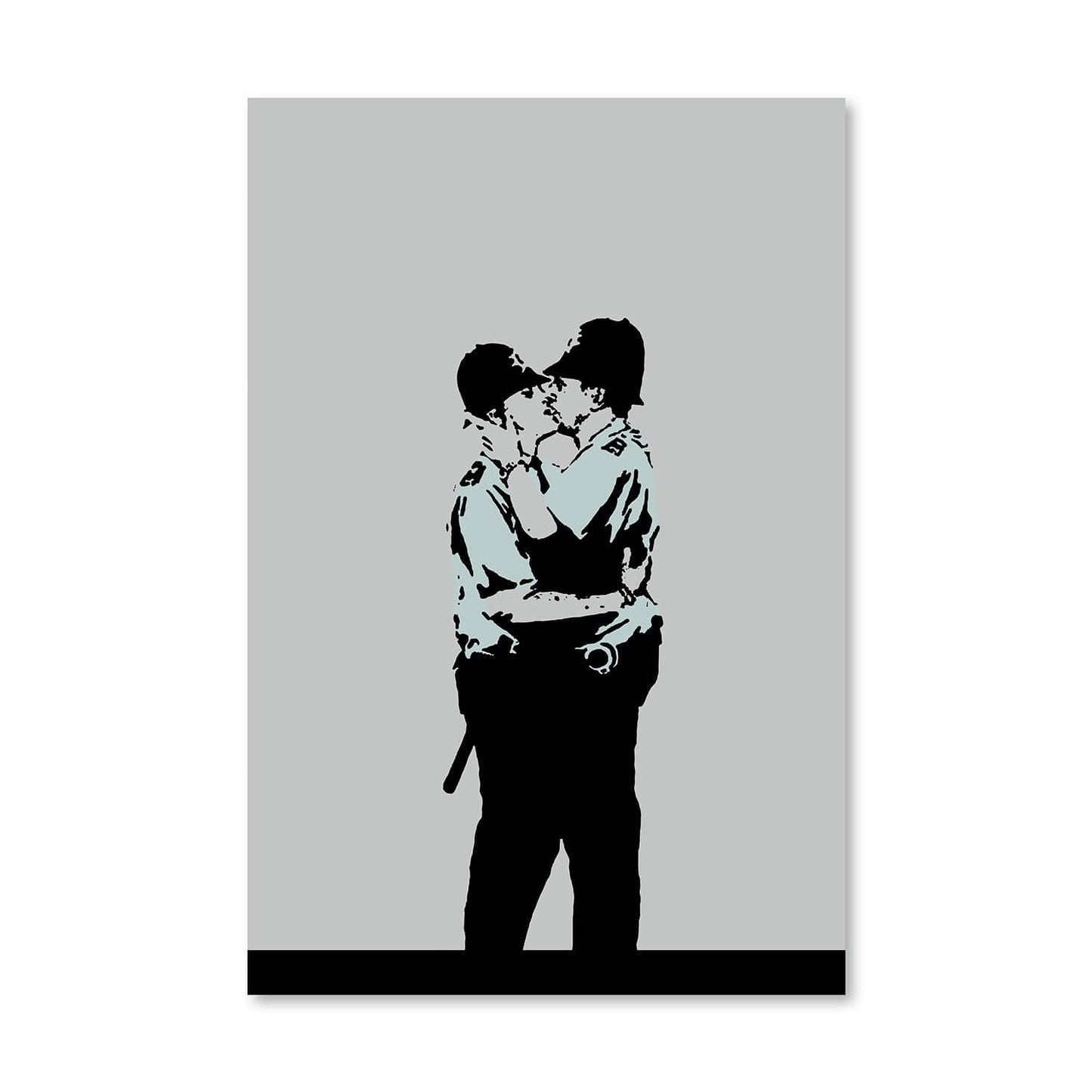 Rynx | Banksy Kissing Coppers Canvas