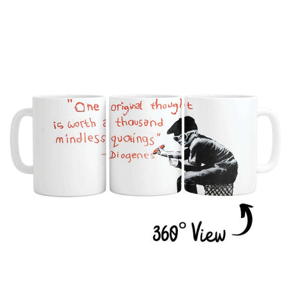Rynx | Banksy An Original Thought Mug