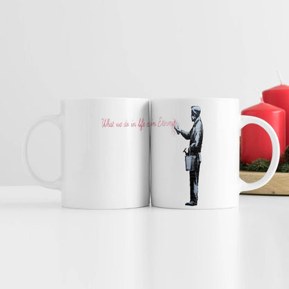 Rynx | Banksy What We Do In Life Mug