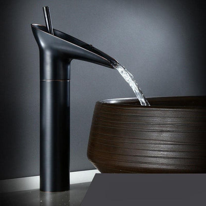 RYNX | Antique Waterfall Bathroom Sink Faucet