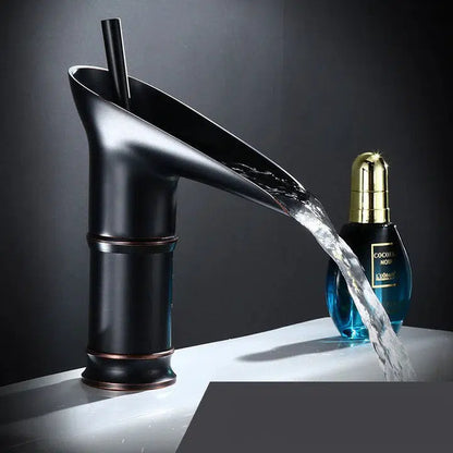 RYNX | Antique Waterfall Bathroom Sink Faucet