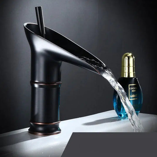RYNX | Antique Waterfall Bathroom Sink Faucet