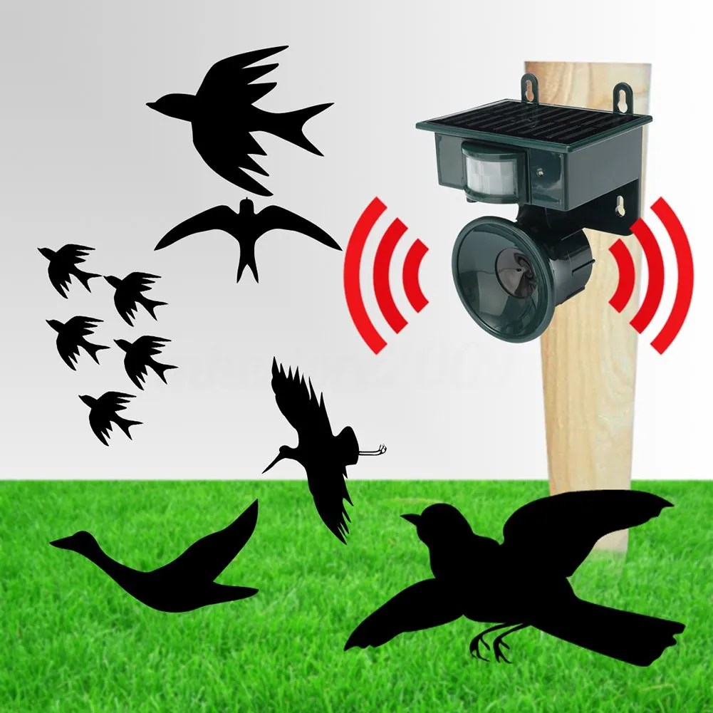 RYNX | Bird Deterrent And Scarecrow With Motion Detector For Outdoor Use