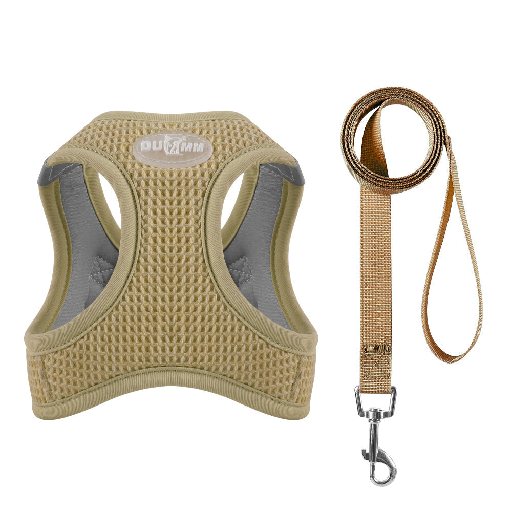 Rynx | Reflective Mesh Cat & Small Dog Harness Leash Set