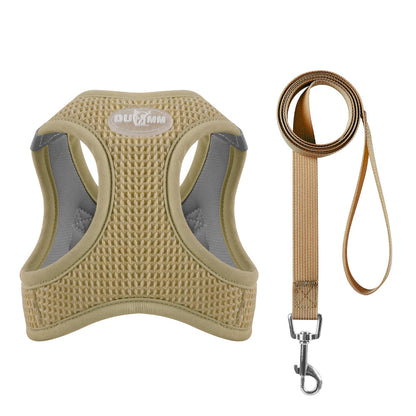 Rynx | Reflective Mesh Cat & Small Dog Harness Leash Set