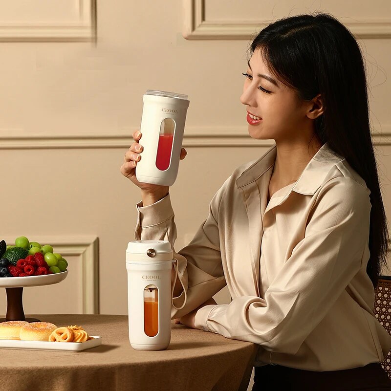 Rynx | 10 Blades Portable USB Rechargeable Smoothie Juicer Cup