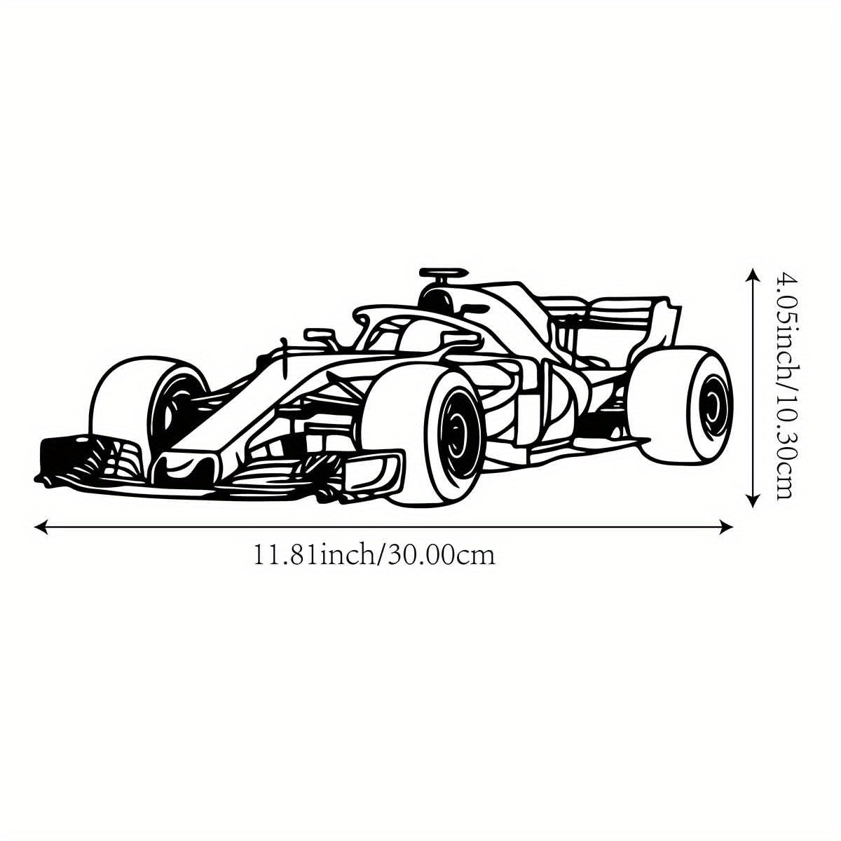 Rynx | RaceSculpt - Formula Racing Car Metal Wall Sculpture