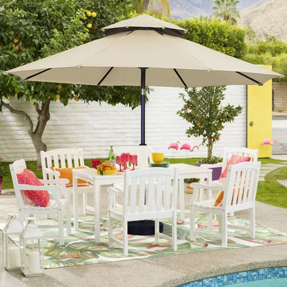 Rynx | 7.5FT Patio Umbrella with Push Button Tilt and Crank